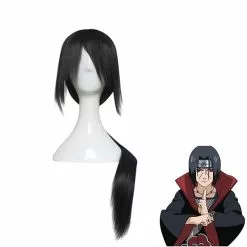 Cosplay Clans Anime Naruto Uchiha Itachi Long Black Cosplay Wigs