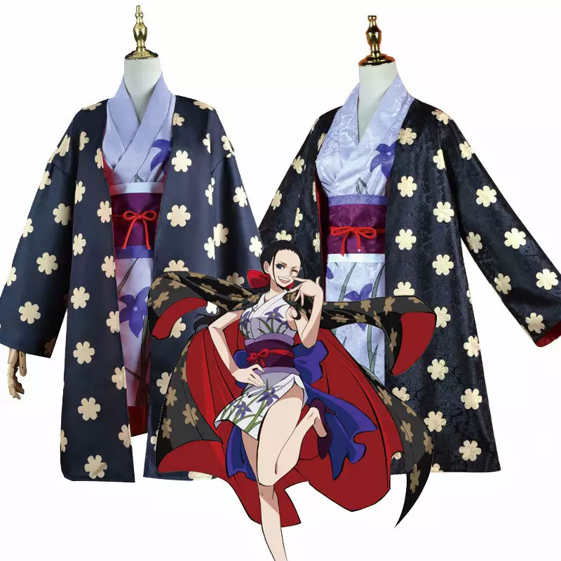 Cosplay Clans Anime One Piece Nico Robin Kimono Cosplay Costumes 3 Cosplay Clans Anime One Piece Nico Robin Kimono Cosplay Costumes