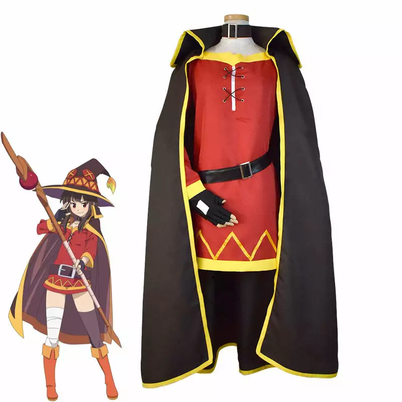 Cosplay Clans Anime Konosuba: An Explosion On This Wonderful World! Megumin Cosplay Costumes 3 Cosplay Clans Anime Konosuba: An Explosion On This Wonderful World! Megumin Cosplay Costumes