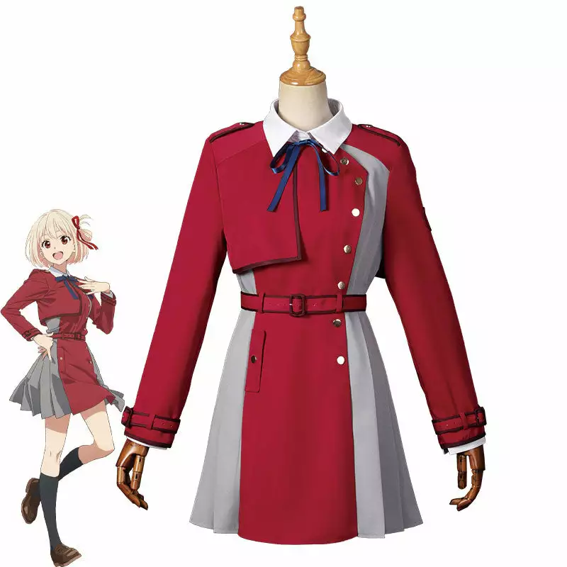 Cosplay Clans Anime Lycoris Recoil Chisato Nishikigi JK Uniform Cosplay Costumes 3 Cosplay Clans Anime Lycoris Recoil Chisato Nishikigi JK Uniform Cosplay Costumes