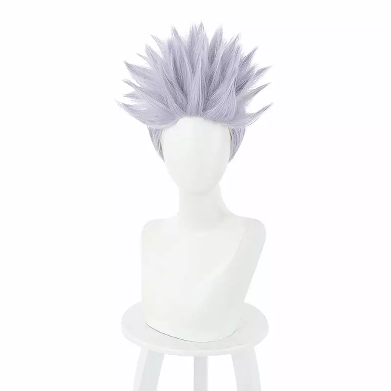 Cosplay Clans Anime Jujutsu Kaisen Satoru Gojo Short Purple Cosplay Wigs 4 Cosplay Clans Anime Jujutsu Kaisen Satoru Gojo Short Purple Cosplay Wigs - Image 2