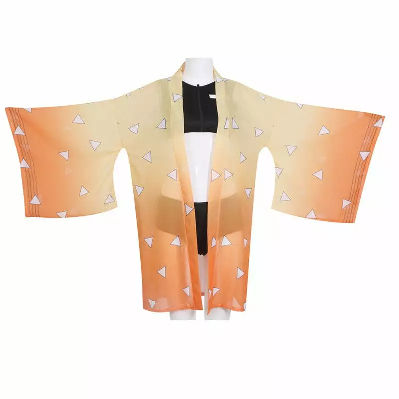 Cosplay Clans Anime Demon Slayer Kimetsu No Yaiba Zenitsu Agatsuma Swimsuit Cosplay Costumes 4 Cosplay Clans Anime Demon Slayer Kimetsu No Yaiba Zenitsu Agatsuma Swimsuit Cosplay Costumes - Image 2