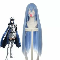 Cosplay Clans Anime Akame Ga Kill! Esdeath Long Blue Cosplay Wigs