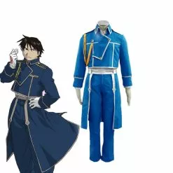 Cosplay Clans Anime Fullmetal Alchemist Roy Mustang Army Cosplay Costume