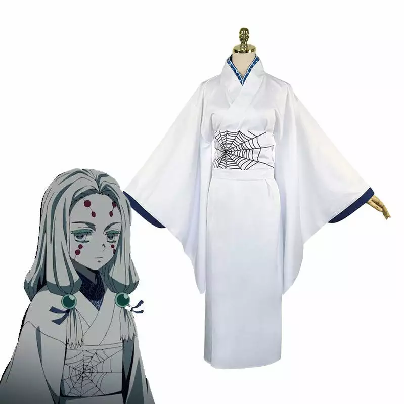 Cosplay Clans Anime Demon Slayer Kimetsu No Yaiba Rui Spider Sister Cosplay Costumes 3 Cosplay Clans Anime Demon Slayer Kimetsu No Yaiba Rui Spider Sister Cosplay Costumes