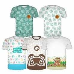 Cosplay Clans Animal Crossing Timmy Tommy Isabelle T-Shirts Cosplay Costumes