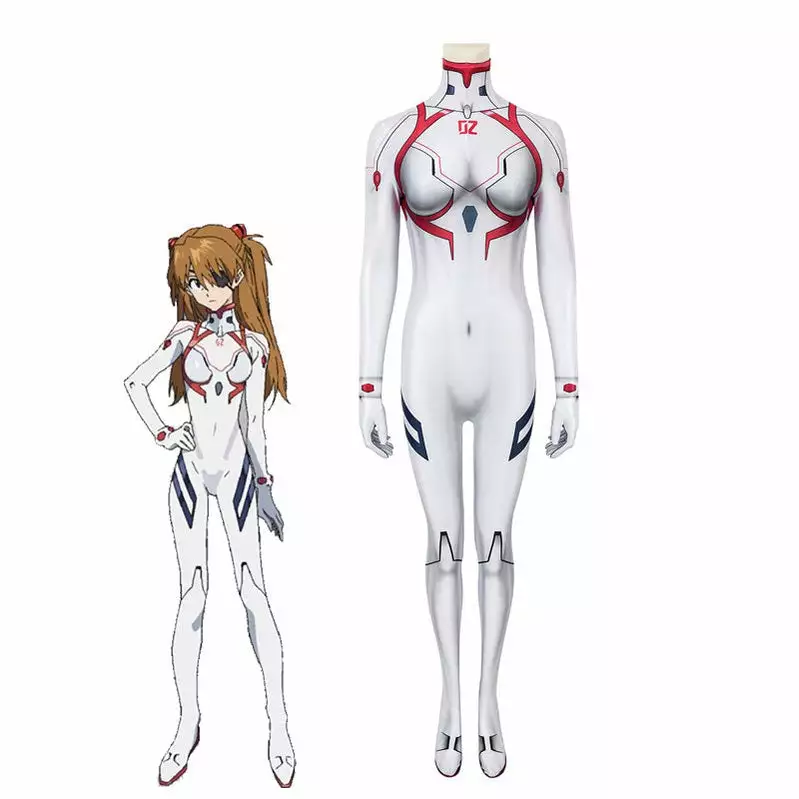 Cosplay Clans Neon Genesis Evangelion 3.0 + 1.0 EVA Asuka Langley Soryu Bodysuit Cosplay Costume 3 Cosplay Clans Neon Genesis Evangelion 3.0 + 1.0 EVA Asuka Langley Soryu Bodysuit Cosplay Costume