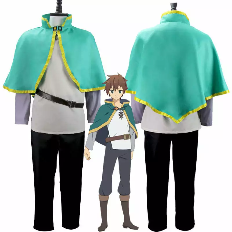 Cosplay Clans Anime KonoSuba: God's Blessing On This Wonderful World! Satou Kazuma Cosplay Costumes 3 Cosplay Clans Anime KonoSuba: God's Blessing On This Wonderful World! Satou Kazuma Cosplay Costumes