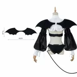 Cosplay Clans Anime My Dress-Up Darling Marin Kitagawa Rizu-Kyun Little Devil Black Wings Cosplay Props