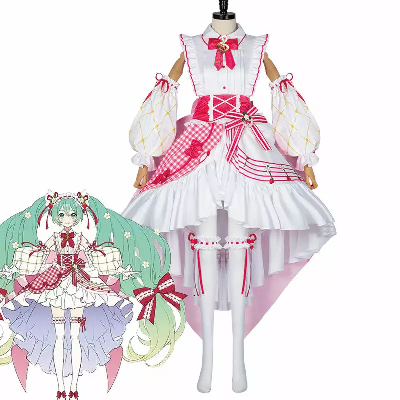 Cosplay Clans Vocaloid Hatsune Miku 15th Anniversary Miku Cosplay Costumes 3 Cosplay Clans Vocaloid Hatsune Miku 15th Anniversary Miku Cosplay Costumes