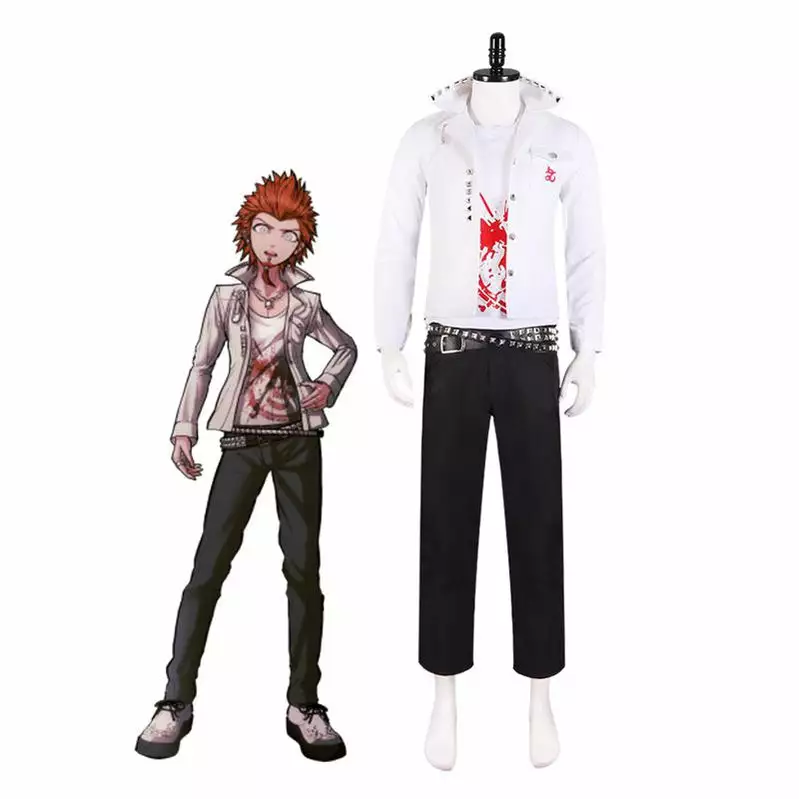Cosplay Clans Anime Danganronpa: Trigger Happy Havoc Leon Kuwata Uniform Cosplay Costumes 3 Cosplay Clans Anime Danganronpa: Trigger Happy Havoc Leon Kuwata Uniform Cosplay Costumes