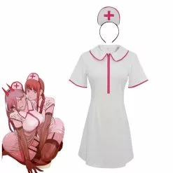 Cosplay Clans Anime Chainsaw Man Makima Power Nurse Fullsuit Cosplay Costumes