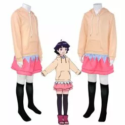 Cosplay Clans Anime Naruto Himawari Uzumaki Cosplay Costumes