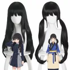 Cosplay Clans Anime Lycoris Recoil Takina Inoue Black Cosplay Wig
