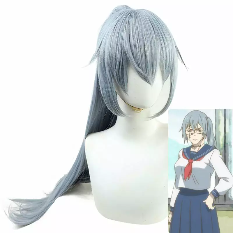 Cosplay Clans Anime Jujutsu Kaisen Mahito Cosplay Wigs 3 Cosplay Clans Anime Jujutsu Kaisen Mahito Cosplay Wigs