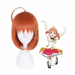 Cosplay Clans Anime LoveLive!Sunshine!! Takami Chika Long Orange Cosplay Wigs