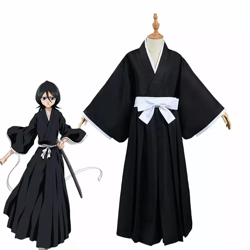Cosplay Clans Anime Bleach Rukia Kuchiki Ichigo Kurosaki Toushirou Hitsugaya Fullset Cosplay Costumes 3 Cosplay Clans Anime Bleach Rukia Kuchiki Ichigo Kurosaki Toushirou Hitsugaya Fullset Cosplay Costumes