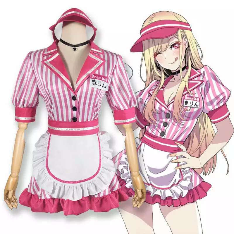 Cosplay Clans Anime My Dress-Up Darling Kitagawa Marin Maid Cosplay Costumes 3 Cosplay Clans Anime My Dress-Up Darling Kitagawa Marin Maid Cosplay Costumes
