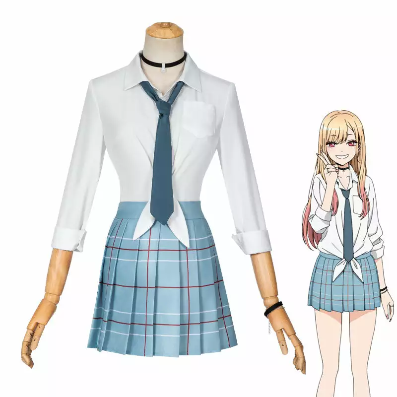 Cosplay Clans Anime My Dress-Up Darling Kitagawa Marin JK Uniform Cosplay Costumes 3 Cosplay Clans Anime My Dress-Up Darling Kitagawa Marin JK Uniform Cosplay Costumes