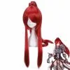 Cosplay Clans Anime Fairy Tail Erza Scarlet Red Long Cosplay Wigs