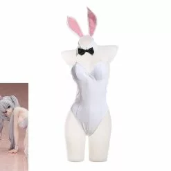 Cosplay Clans Anime Date A Live Date A Bullet White Queen Bunnysuit Cosplay Costumes