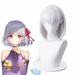 Cosplay Clans FGO Fate Grand Order Assassin Kama 35cm Short Silver Grey Halloween Cosplay Wigs