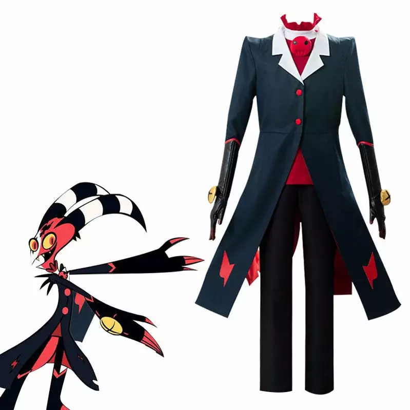 Cosplay Clans Hazbin Hotel Blitzo Uniform Outfit Full Set Halloween Cosplay Costumes 3 Cosplay Clans Hazbin Hotel Blitzo Uniform Outfit Full Set Halloween Cosplay Costumes