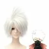 Cosplay Clans Anime Naruto Hatake Kakashi Short White Cosplay Wigs