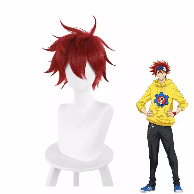 Cosplay Clans Anime SK8 The Infinity Kyan Reki Red Cosplay Wigs 3 Cosplay Clans Anime SK8 The Infinity Kyan Reki Red Cosplay Wigs