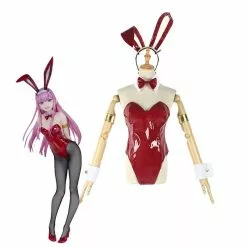 Cosplay Clans Anime DARLING In The FRANXX 02 Cosplay Zero Two Bunny Girl Cosplay Costumes