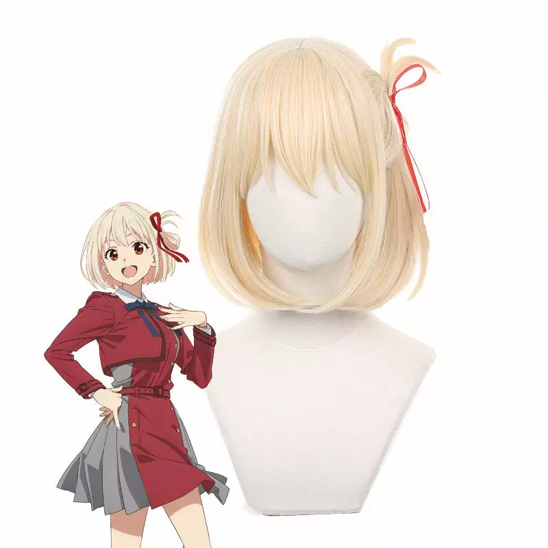 Cosplay Clans Anime Lycoris Recoil Chisato Nishikigi Cosplay Wigs 3 Cosplay Clans Anime Lycoris Recoil Chisato Nishikigi Cosplay Wigs