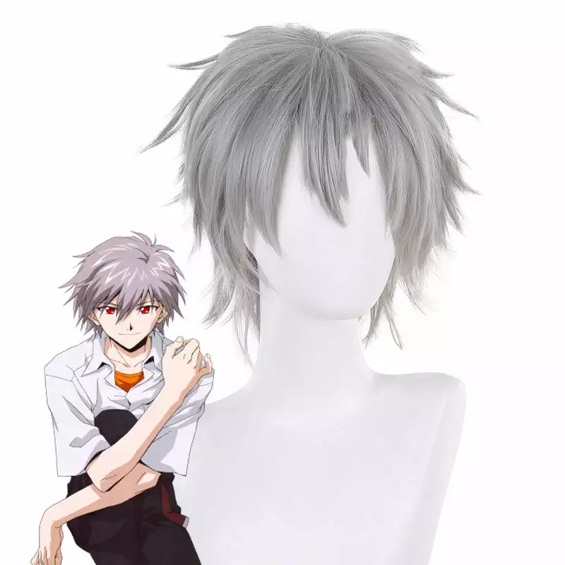 Cosplay Clans Anime Neon Genesis Evangelion Kaworu Nagisa Cosplay Wigs 3 Cosplay Clans Anime Neon Genesis Evangelion Kaworu Nagisa Cosplay Wigs
