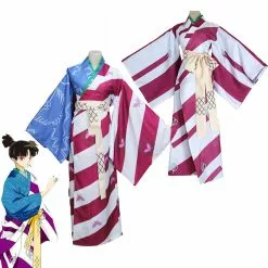 Cosplay Clans Anime Inuyasha Kagura Kimono Cosplay Costume