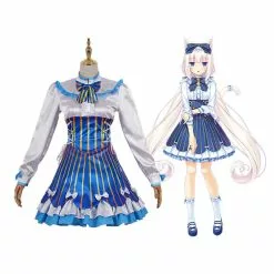 Cosplay Clans Game Nekopara Catgirl Vanilla Casual Dress Cosplay Costume