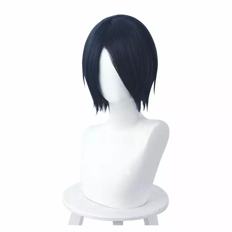 Cosplay Clans Anime Kaguya-sama: Love Is War Yu Ishigami Navy Blue Men's Short Cosplay Wigs 4 Cosplay Clans Anime Kaguya-sama: Love Is War Yu Ishigami Navy Blue Men's Short Cosplay Wigs - Image 2