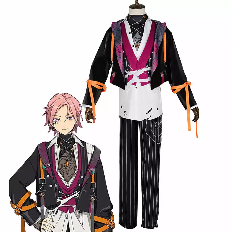 Cosplay Clans Anime Ensemble Stars CrazyB Oukawa Kohaku Spider Cosplay Costumes 3 Cosplay Clans Anime Ensemble Stars CrazyB Oukawa Kohaku Spider Cosplay Costumes