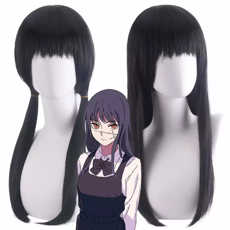 Cosplay Clans Anime Chainsaw Man Asa Mitaka Cosplay Wigs 3 Cosplay Clans Anime Chainsaw Man Asa Mitaka Cosplay Wigs