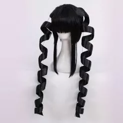 Cosplay Clans Danganronpa: Trigger Happy Havoc Celestia Ludenberg Black Giant Spiral Curl Cosplay Wigs -Cosplay Clans Sales 2 0d999810 f2a8 458b bd24 e7ced343383f