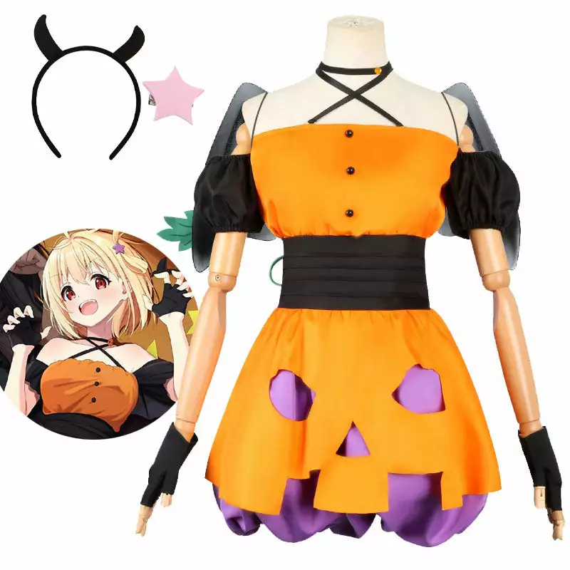 Cosplay Clans Anime Lycoris Recoil Chisato Nishikigi Halloween Little Devil Cosplay Costumes 4 Cosplay Clans Anime Lycoris Recoil Chisato Nishikigi Halloween Little Devil Cosplay Costumes - Image 2
