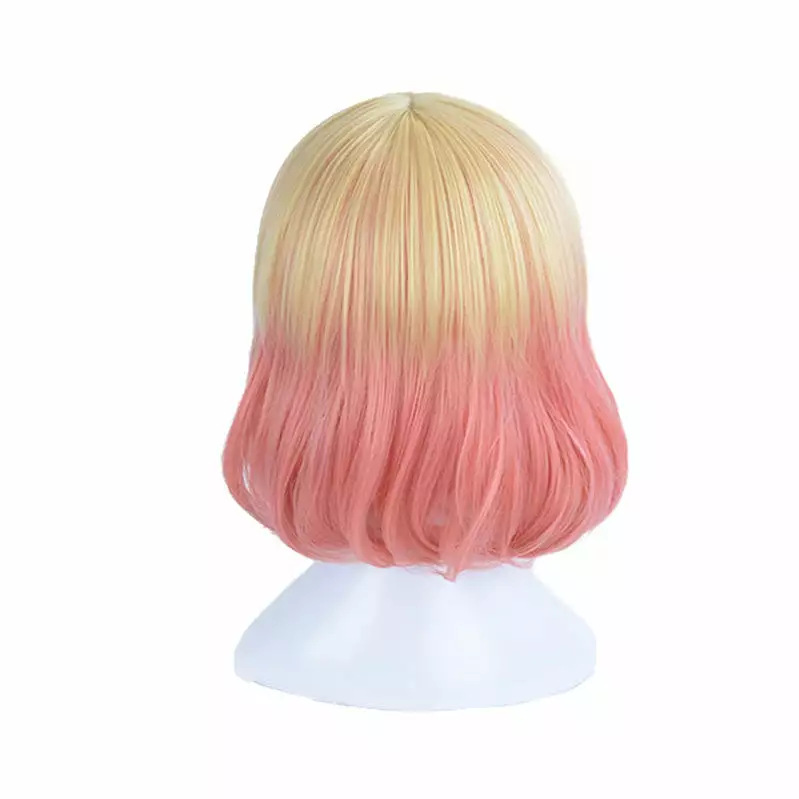 Cosplay Clans Anime Angels Of Death Catherine Ward Cathy Short Blond Gradient Pink Cosplay Wigs 6 Cosplay Clans Anime Angels Of Death Catherine Ward Cathy Short Blond Gradient Pink Cosplay Wigs - Image 4