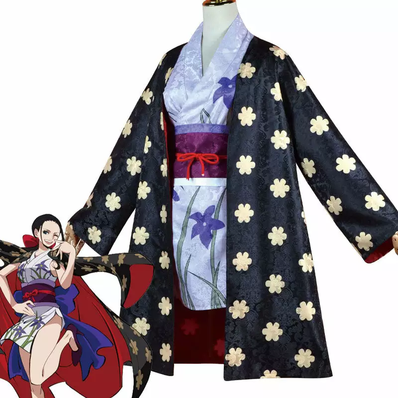 Cosplay Clans Anime One Piece Nico Robin Kimono Cosplay Costumes 4 Cosplay Clans Anime One Piece Nico Robin Kimono Cosplay Costumes - Image 2