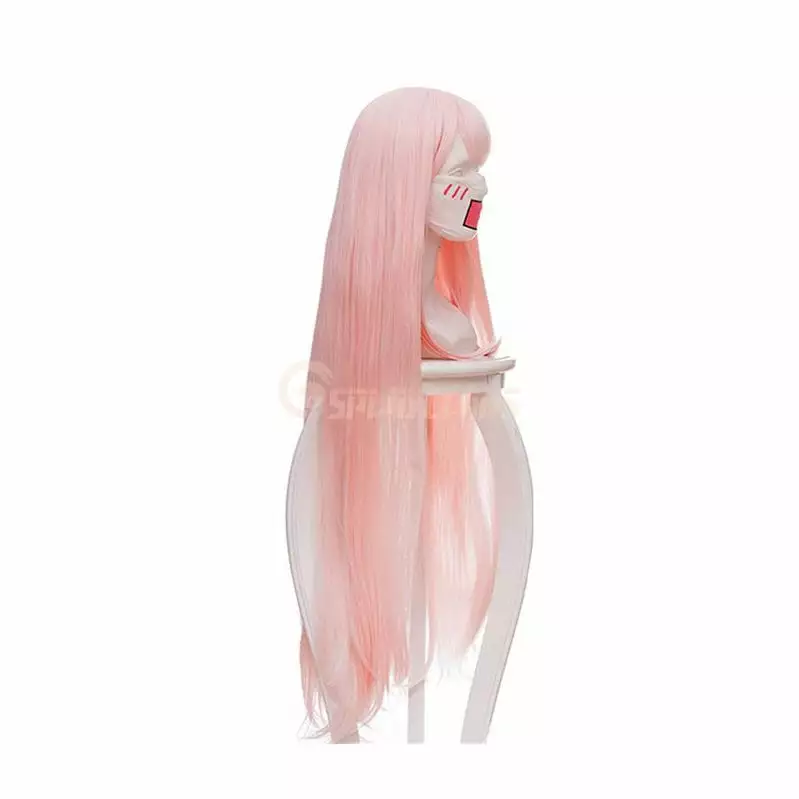 Cosplay Clans Anime DARLING In The FRANXX 02 Zero Two 100cm Long Pink Straight Cosplay Wigs 4 Cosplay Clans Anime DARLING In The FRANXX 02 Zero Two 100cm Long Pink Straight Cosplay Wigs - Image 2