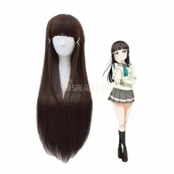 Cosplay Clans Anime LoveLive!Sunshine!! Kurosawa Dia Long Brown Cosplay Wigs