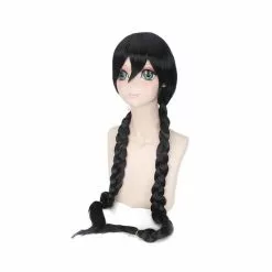 Cosplay Clans Anime Danganronpa: Trigger Happy Havoc Toko Fukawa Black Long Cosplay Wigs
