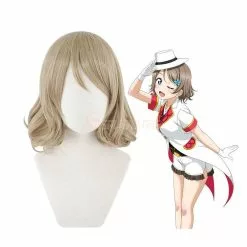 Cosplay Clans Anime LoveLive!Sunshine!! Watanabe You Short Linen Cosplay Wigs