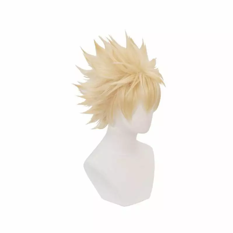 Cosplay Clans Anime My Hero Academia Katsuki Bakugo Short Blond Cosplay Wigs 4 Cosplay Clans Anime My Hero Academia Katsuki Bakugo Short Blond Cosplay Wigs - Image 2