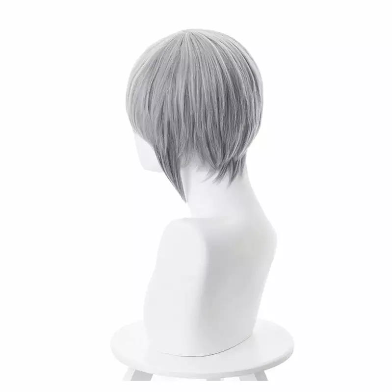 Cosplay Clans Anime Fruits Basket Soma Yuki 35cm Short Gray Cosplay Wigs 6 Cosplay Clans Anime Fruits Basket Soma Yuki 35cm Short Gray Cosplay Wigs - Image 4