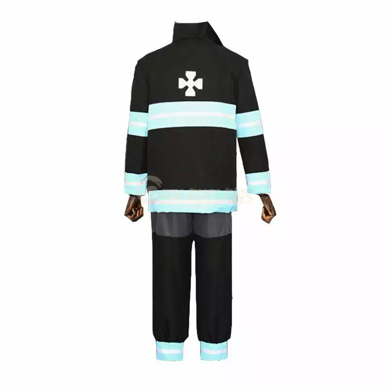 Cosplay Clans Anime Fire Force Shinra Kusakabe Special Fire Force Company 8 Fire Suit Cosplay Costume 5 Cosplay Clans Anime Fire Force Shinra Kusakabe Special Fire Force Company 8 Fire Suit Cosplay Costume - Image 3