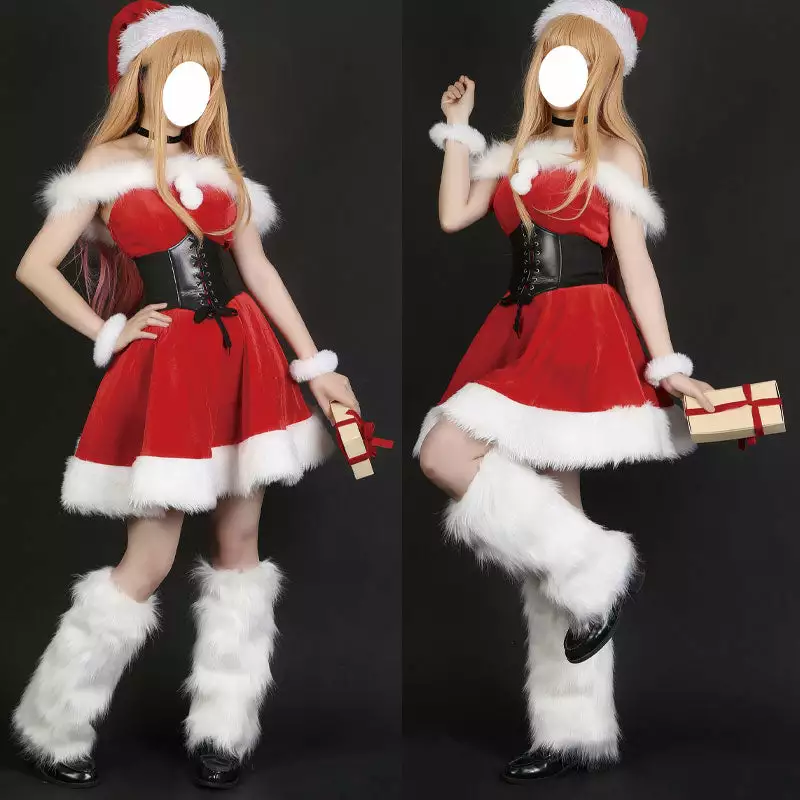 Cosplay Clans Anime My Dress-Up Darling Marin Kitagawa Christmas Cosplay Costumes 5 Cosplay Clans Anime My Dress-Up Darling Marin Kitagawa Christmas Cosplay Costumes - Image 3