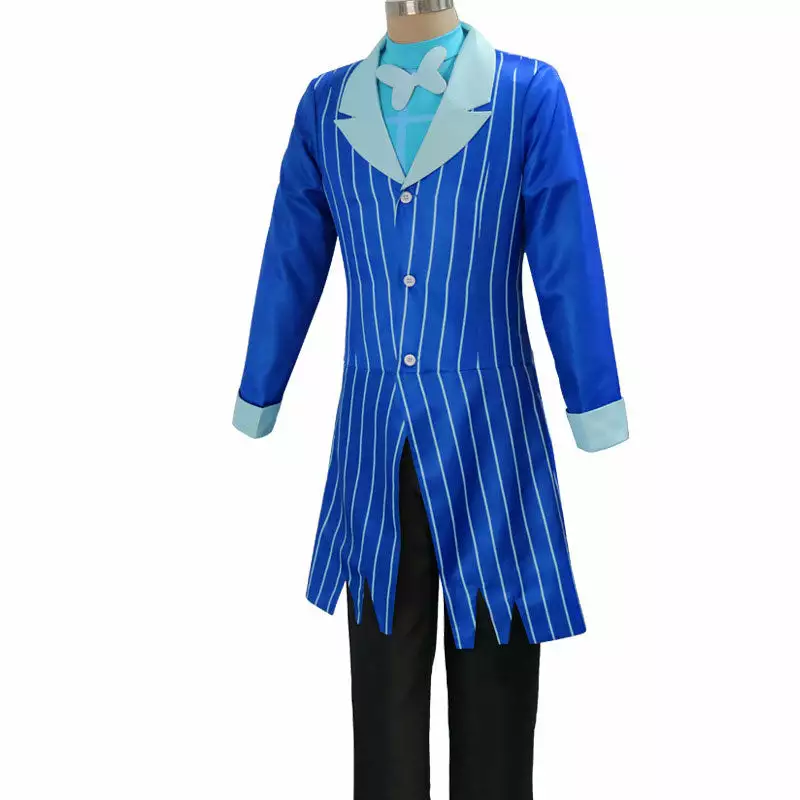 Cosplay Clans Hazbin Hotel Alastor Blue Uniform Cosplay Costumes 5 Cosplay Clans Hazbin Hotel Alastor Blue Uniform Cosplay Costumes - Image 3